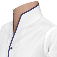 Mens High Open Collar