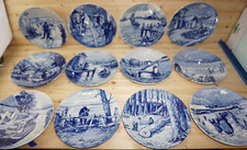 Delft monthly plates 9 - delft,