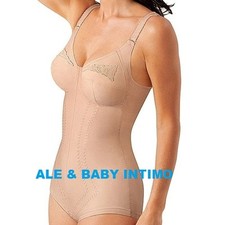 BODY MODELLATORE PLAYTEX REGINA DI QUADRI 2858 2859 COPPE B C D COL. NERO BEIGE 