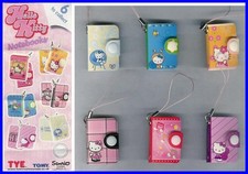 HELLO KITTY Notebooks Libricini 4cm Set 6 Con Laccetto Cellulare Danglers