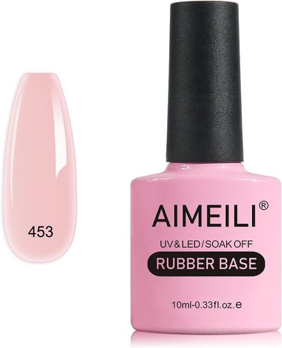 Rubber base gel rosa smalto - gel,