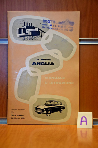 Ford nuova anglia manuale - ford, "manuale