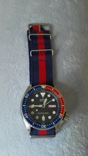 SEIKO SKX009 SCUBA DIVER'S 200MT PEPSI AUTOMATIC 7S26 0020 AO PLUS THREE STRAPS