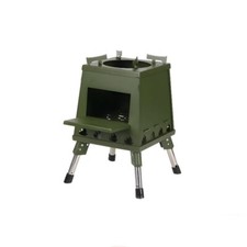 Stufa a legna da ardere da esterno campeggio fornello pieghevole portatile barbecue