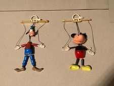 Topolino + Pippo Marionette VintageWalt Disney 1968