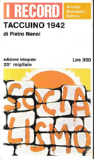 Nenni pietro taccuino 1942 - nenni,pietro.,