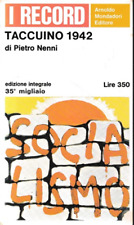 Nenni,Pietro. - Taccuino 1942. 