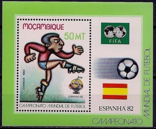 Mozambico 1982 spagna - mozambico, wc