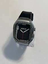 Apple Watch Cassa Orologio acciaio Cinturino Silicone ultra Futuristico Rugged