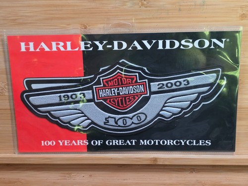 Patch harley davidson 100 anni - harley,
