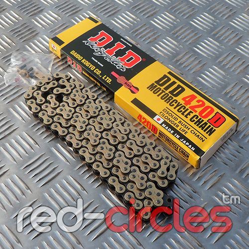 Catena pit bike oro - d.i.d.,