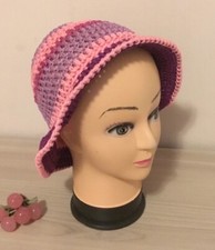 Cappellino cotone, cappellino estivo all’uncinetto, cappello pescatore