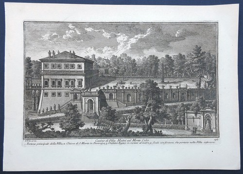 Stampa antica giuseppe vasi