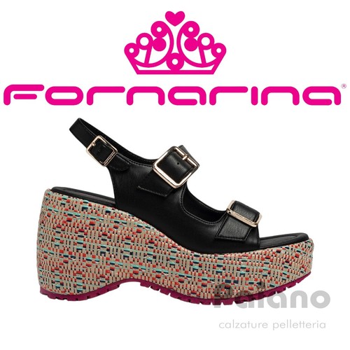 Fornarina mila pelle nero - fornarina,