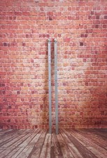 1 Pz Pali Recinzione Pali Acciaio Metallo Anello 40 1500 (Z100) Sfera Ornamen...