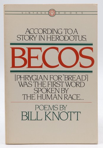 First edition becos poems - first,