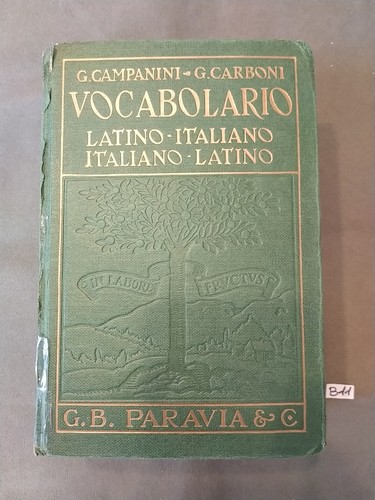 Vocabolario latino italiano - vocabolario, latino-italiano