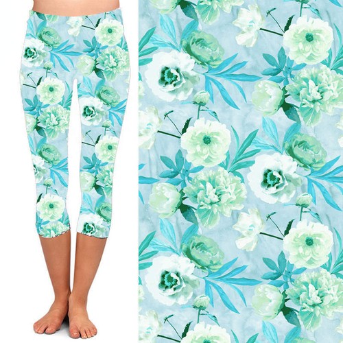 Leggings donna capri - capri, blu