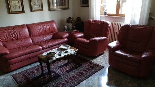 Divano vera pelle posti - 3,