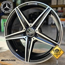 ✅AMG KIT 4 Cerchi In Lega 17 Compatibili con Mercedes Classe A B C E CLA GLB EQA