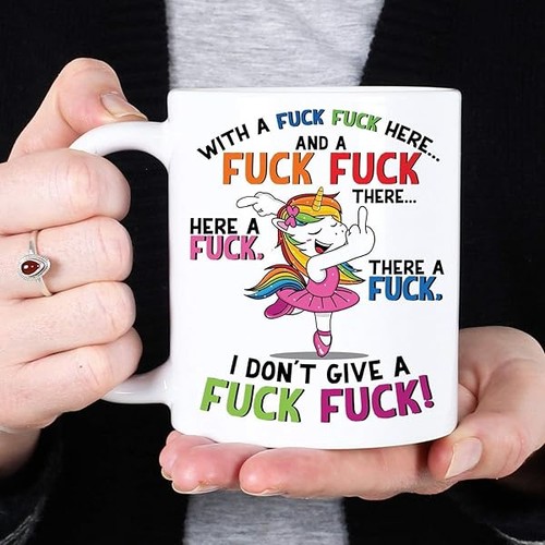 Tazza unicorno divertente con - unicorno,