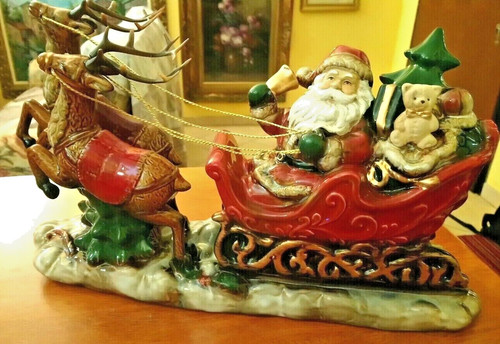Babbo natale slitta anni - babbo,
