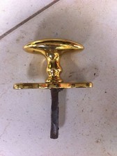 MANIGLIA POMOLO IN OTTONE PER VECCHIA PORTA / FINESTRA DA INTERNO  vedi descr.