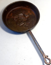 PADELLINO IN METALLO-VINTAGE-PAIOLO-CASSERUOLA-TEGAME-PADELLA-VASO-USATO