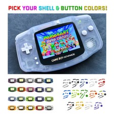 Nintendo Game Boy Advance GBA Retroilluminazione V5 IPS Sistema LCD SCEGLI IL TUO COLORE