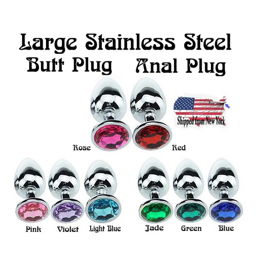 Stainless steel anal butt - steel, plug