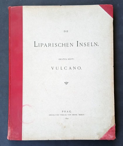 Libro antico isole eolie - isole,