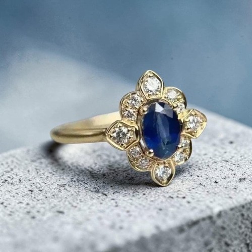 Anello solitario oro giallo - in,