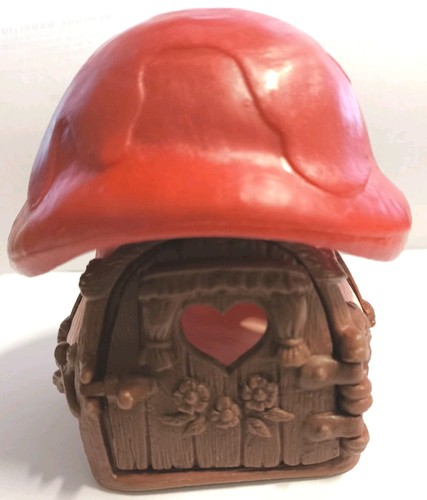 Casa puffi rosa con tetto - rosa,
