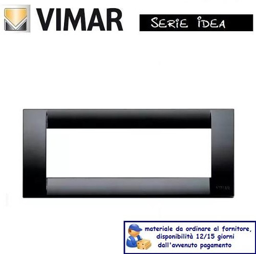 Placca nero vimar - placca, idea