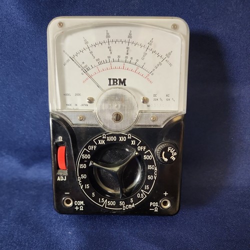 Voltmetro ibm vintage made - vintage,