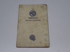 MG MIDGET DRIVER'S HANDBOOK USO E MANUTENZIONE 1962