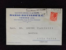 Cartolina Torino Mario Bottero e C. Macchine Utensili Accessori KY1740