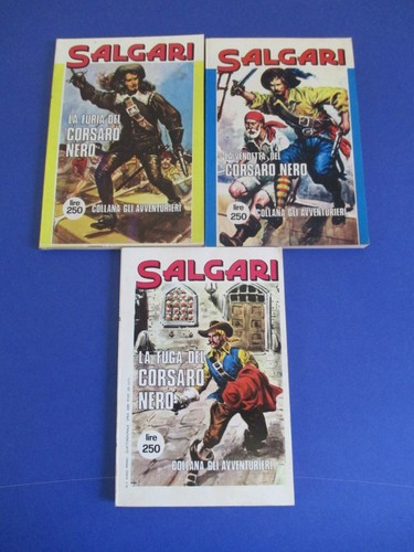 Salgari corsaro nero collana - corsaro,