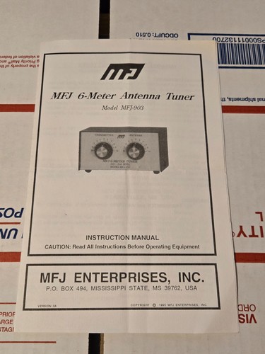 Mfj 903 sintonizzatore - sintonizzatore, antenna