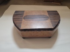 Scatola legno antica Art Deco in radica di tuia Antique wooden thuja 