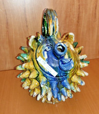 ceramica di seminara riccio grande firmato Condurso epoca 900