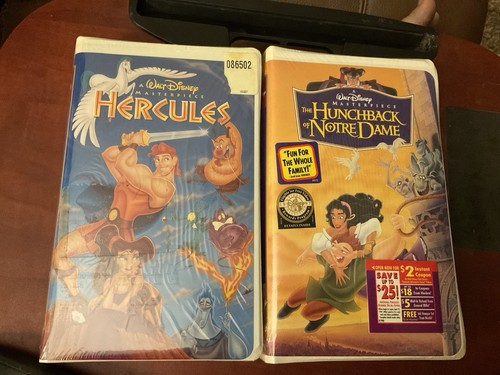 Sealed disney vhs - disney, hercules