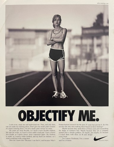 Pubblicità nike objectify - objectify, me