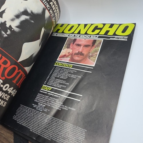 Honcho magazine december 1985 - honcho,