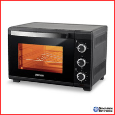Forno Elettrico Professionale 21 Litri ZEPHIR zhc21n Timer Doppio Vetro Cottura