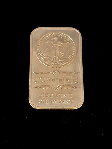Barra rame fine - oz, .999