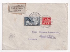 1935 - 2 L. POSTA AEREA ESPRESSO E 80 C. POSTA AEREA PER LA GERMANIA
