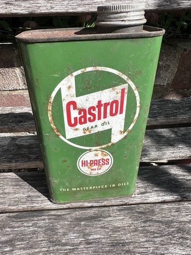 Vintage retro oil can castrol - vintage,
