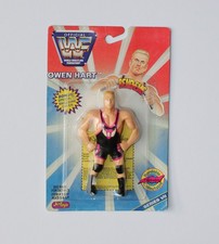 Owen Hart - Figurina WWF JusToys Bend-Ems Serie 7 Wrestling 1997