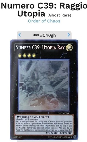 Numero c39 raggio utopia - c39, ghost